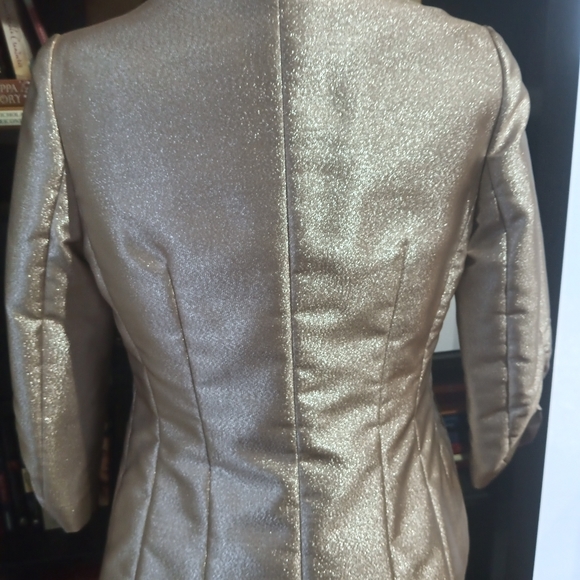 Eliza J gold shimmer blazer,size S - Picture 5 of 6